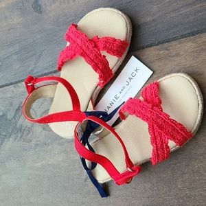 NEW Janie and Jack espadrille sandal